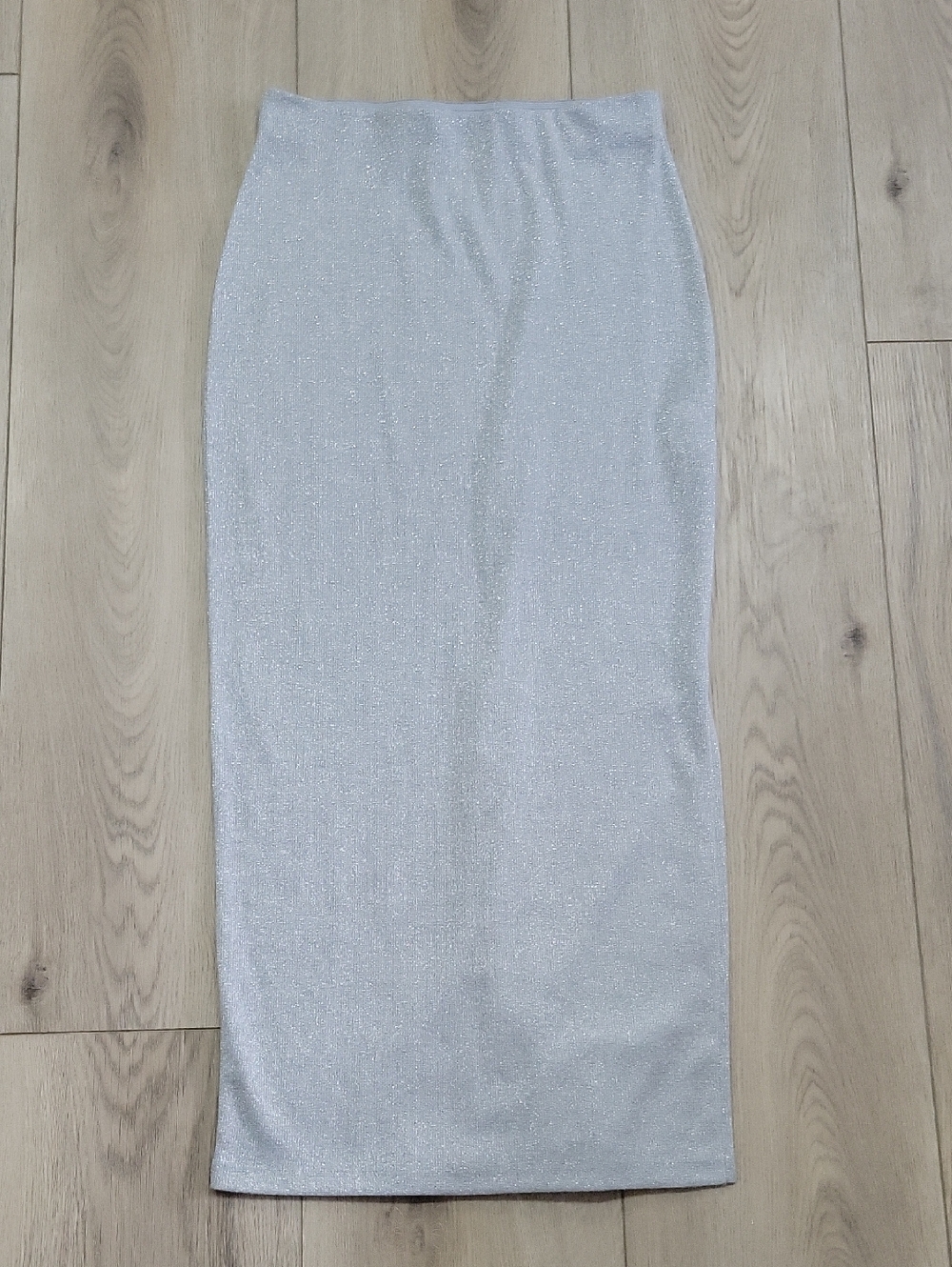 Reserved Silver Sparkle Pencil Skirt